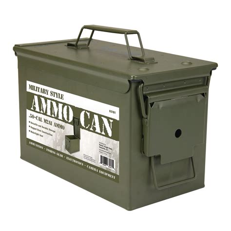 ammo boxes metal|harbor freight 50 cal ammo can.